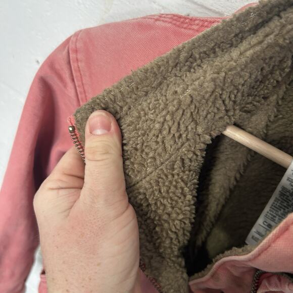 Vintage Carhartt Sherpa-Lined Ridge Jacket “Sherbet Pink” - Picture 14 of 15